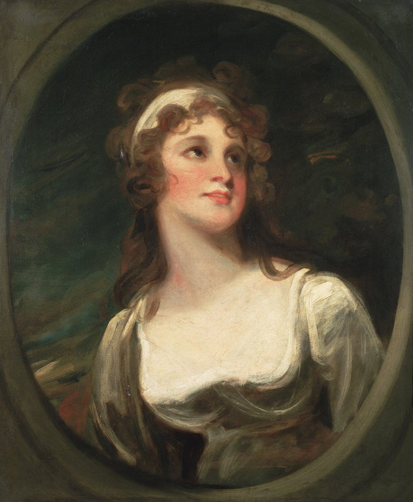 Detail of Portrait of Mrs Ann Pitt by George Romney