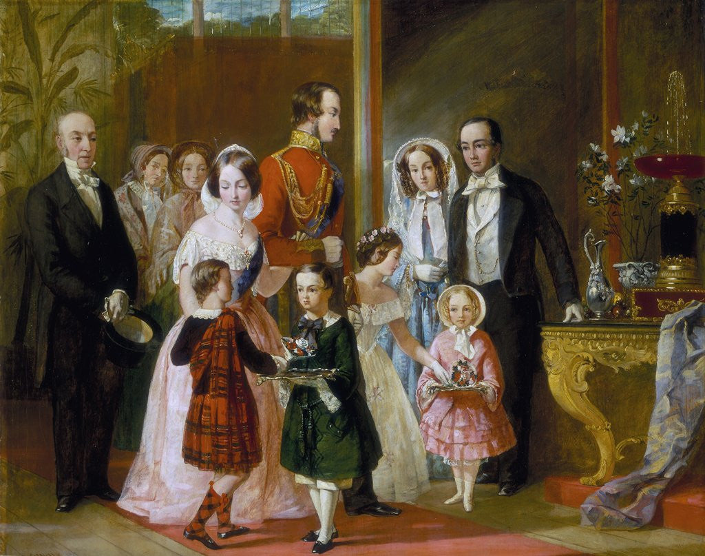 Detail of Thomas Younghusband and His Family Meet Queen Victoria and her Family at Crystal Palace by Anonymous