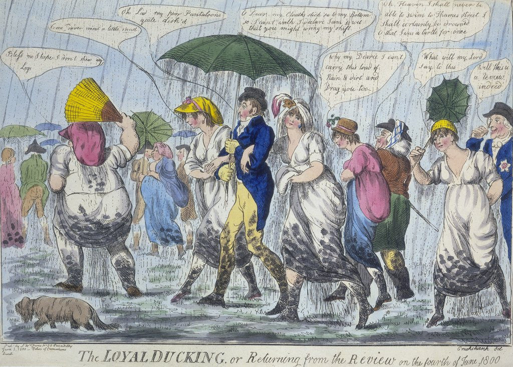 Detail of The Loyal Duckling, or Returning from the Review by Anonymous