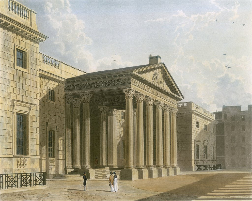Detail of North entrance of the Carlton House, Westminster, London by Anonymous