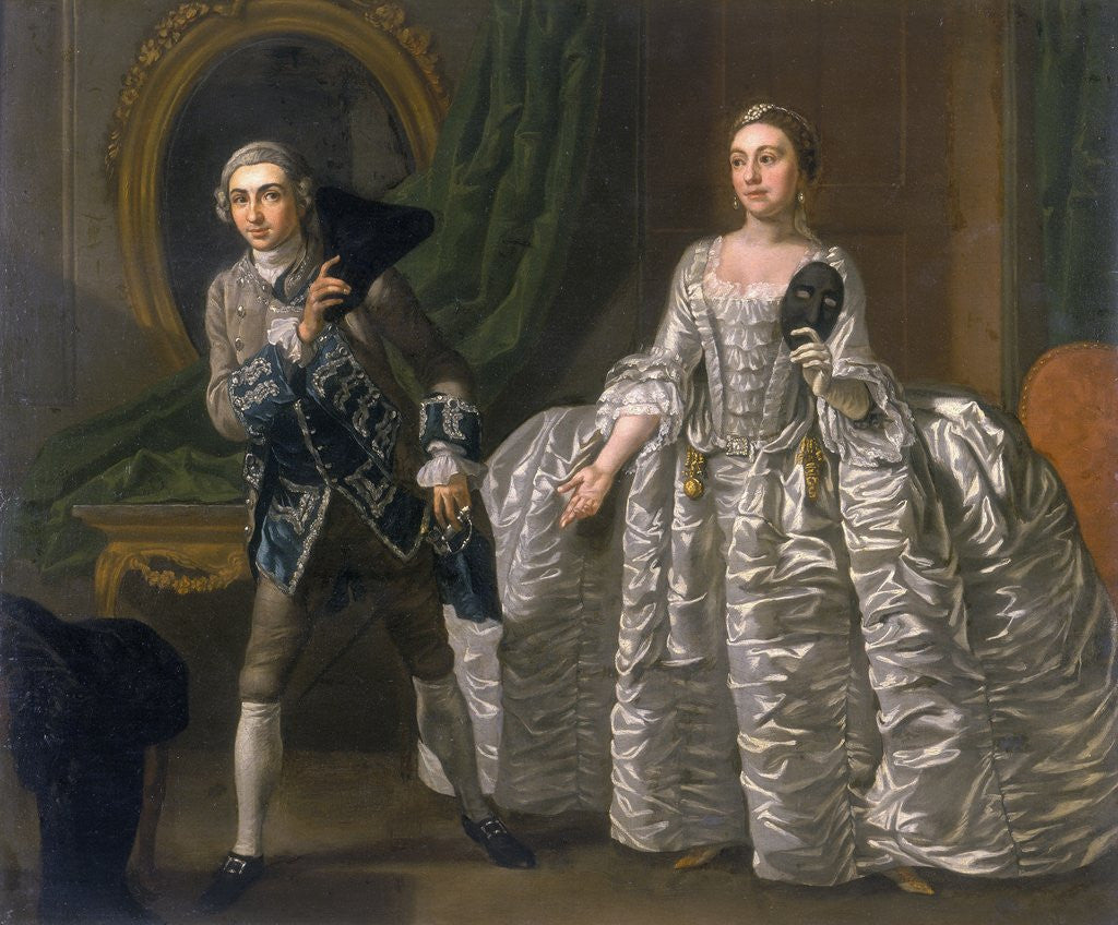 Detail of David Garrick and Hannah Pritchard in a Scene from 