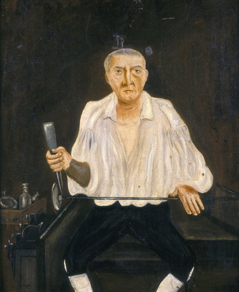 Detail of Glassblower by Anonymous
