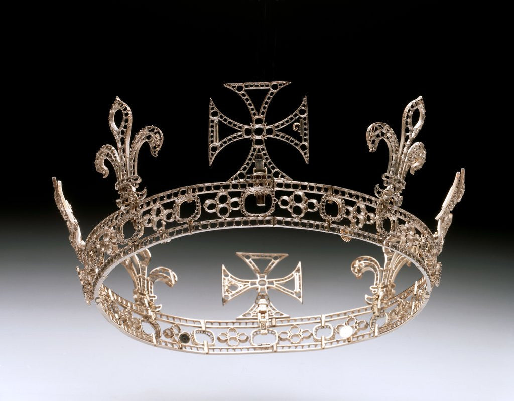 Detail of Queen Victoria's Grand or Regal Circlet by Anonymous