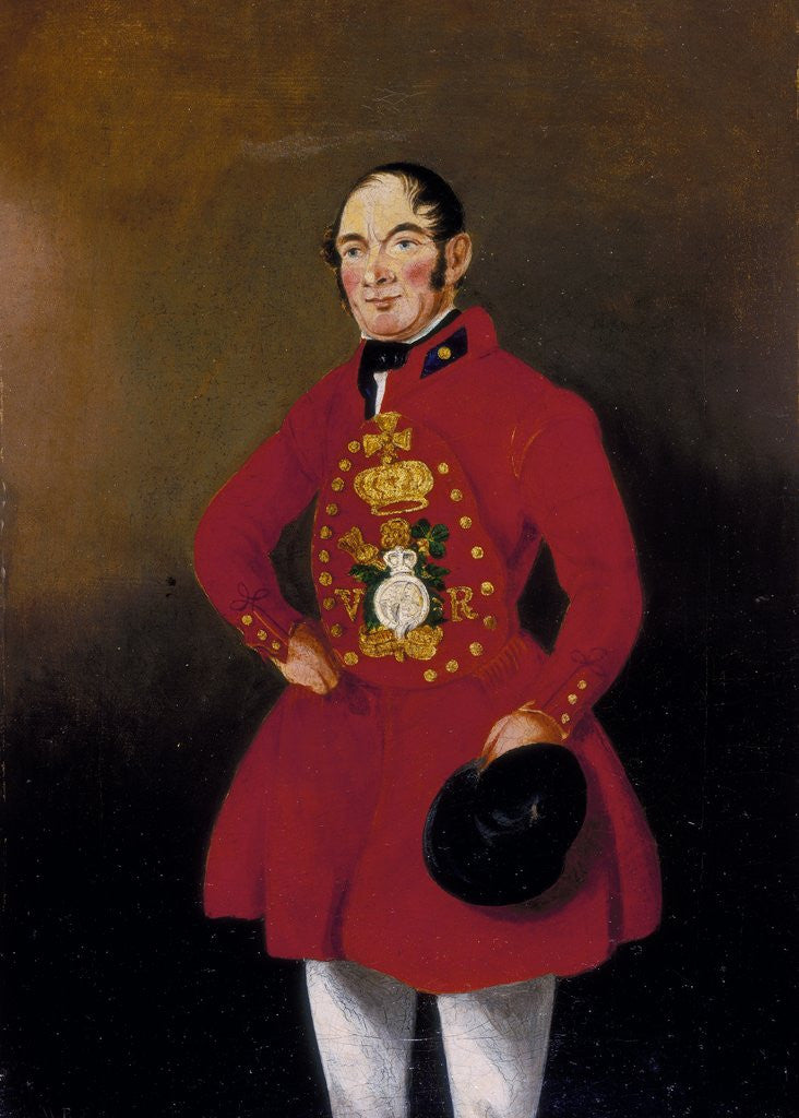 Detail of Portrait of a Royal Bargeman by W.R. Noble