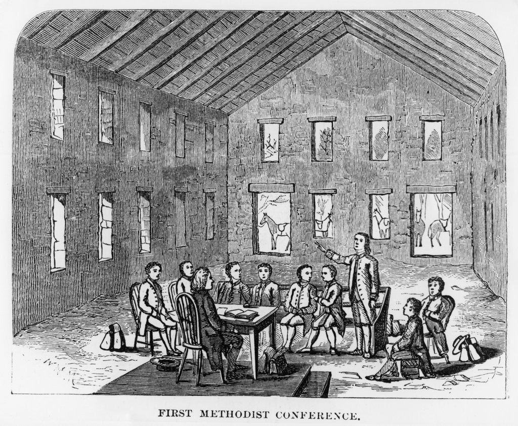 Detail of First Methodist Conference by Anonymous