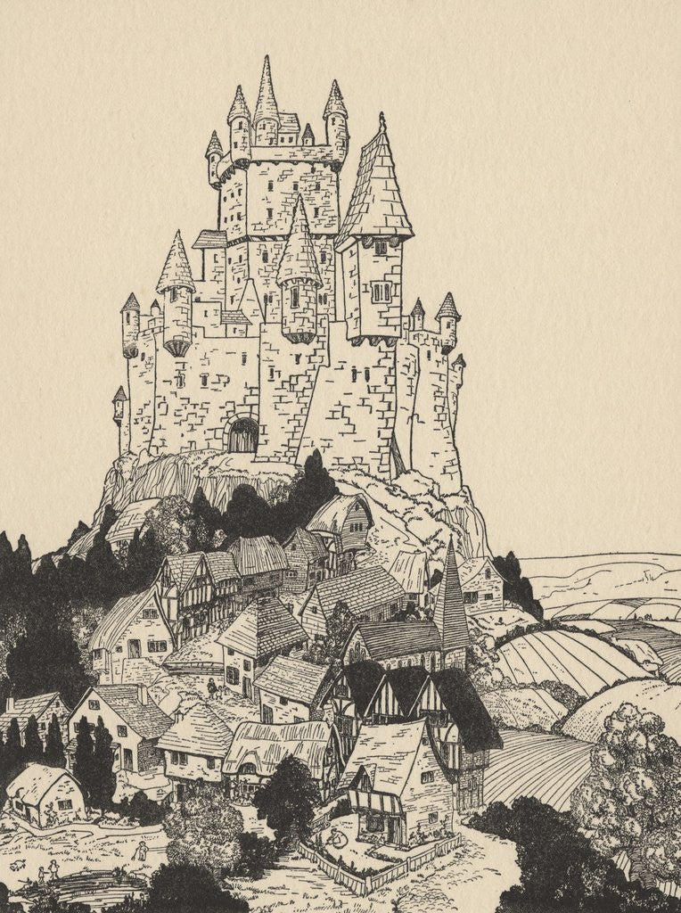 Detail of The Castle in the Air by Anonymous