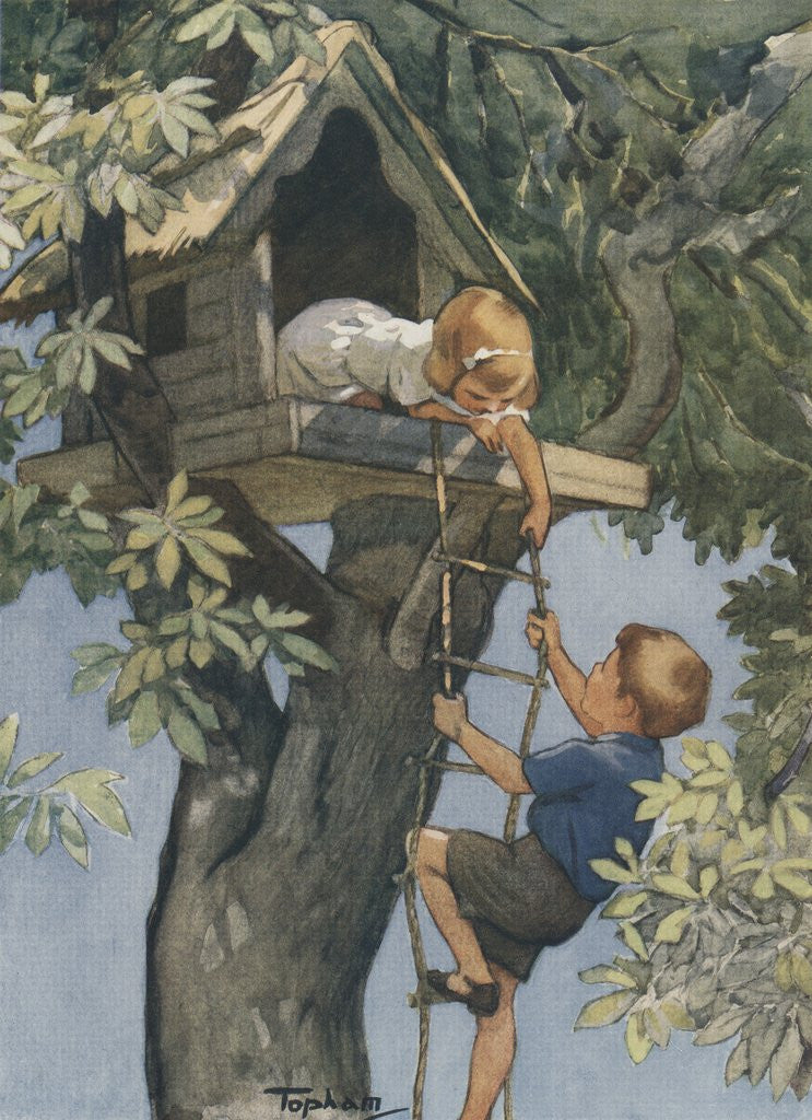Detail of The House in the Chestnut Tree by Anonymous