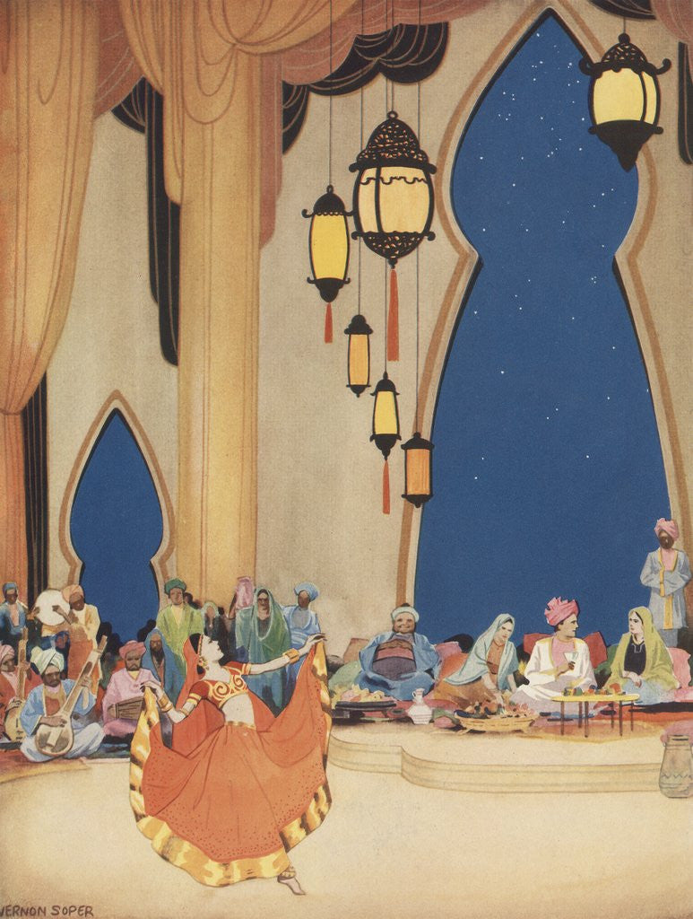 Detail of The Banquet by Anonymous
