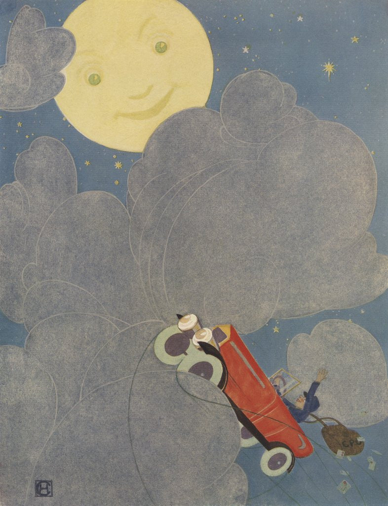 Detail of Mr. Moon's Postman by Anonymous