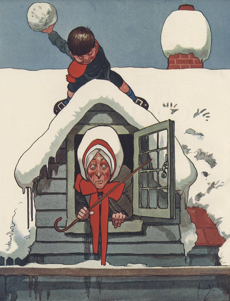 Detail of Going to Catch It by Anonymous