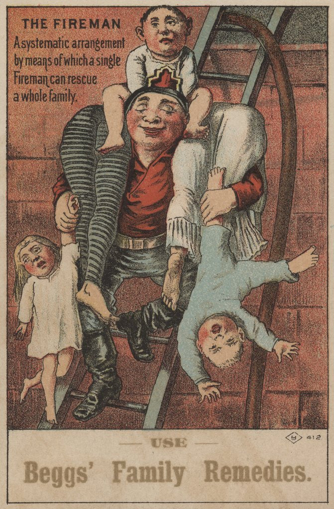 Detail of The Fireman: A systematic arrangement by Anonymous