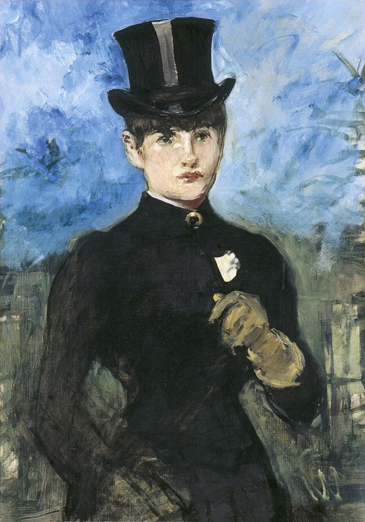 Detail of Horsewoman, Fullface by Edouard Manet