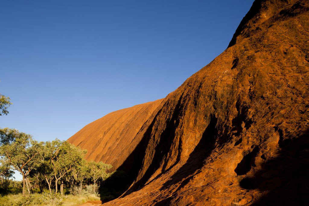 Detail of Ayers Rock, Uluru-Kata Tjuta National Park, Australia by Anonymous