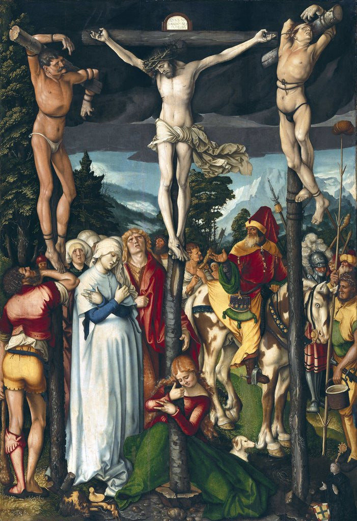 Detail of The Crucifixion of Christ by Hans Baldung Grien