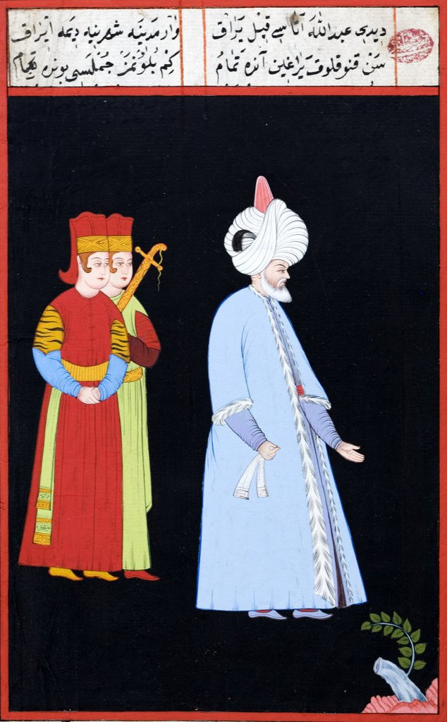 Detail of Suleiman the Magnificent by Anonymous
