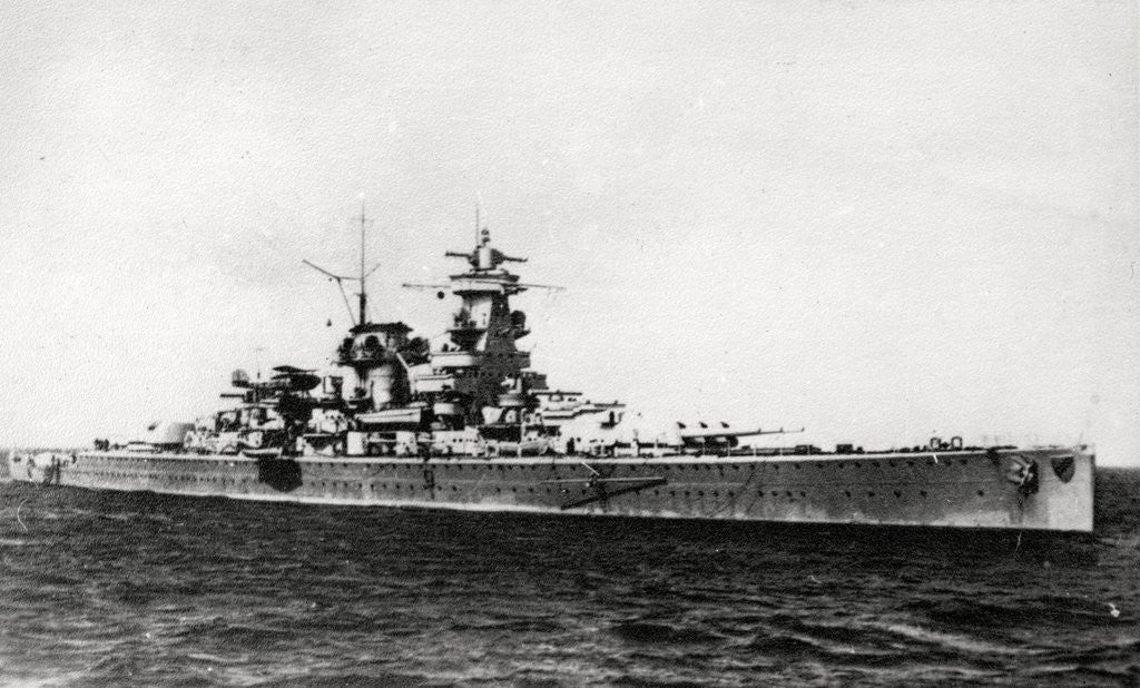 Detail of Heavy cruiser Admiral Scheer by Corbis