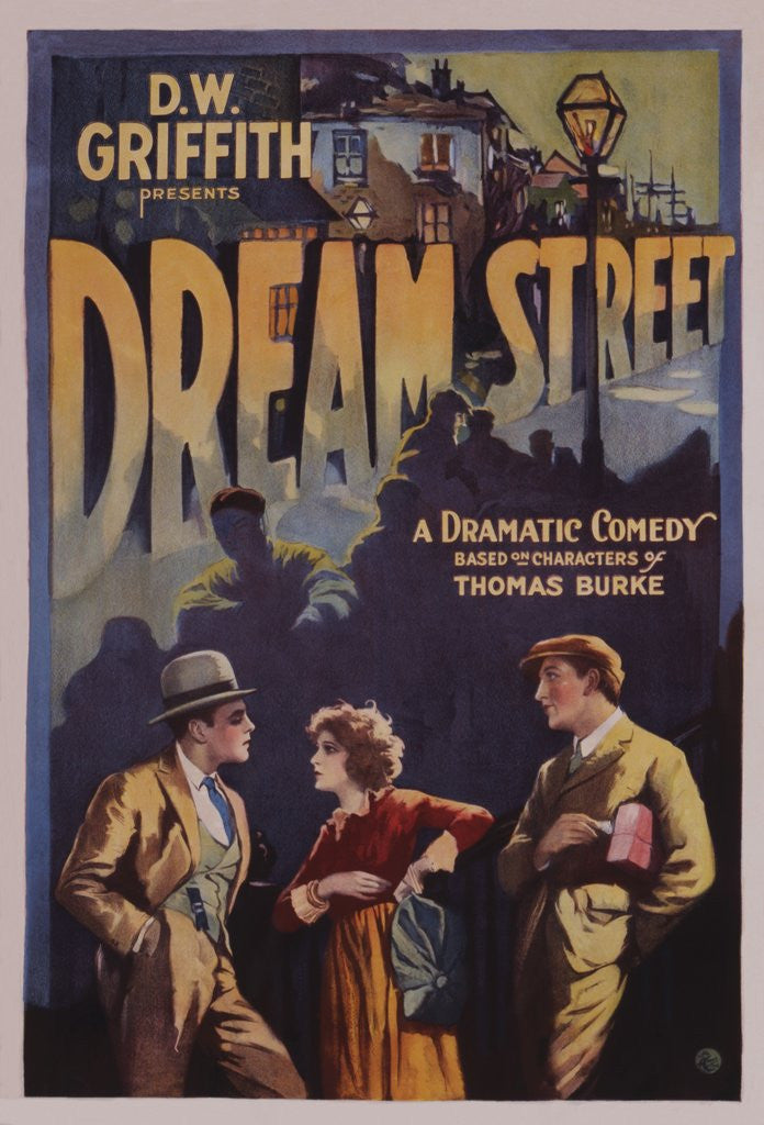 Detail of Dream Street movie poster by Anonymous