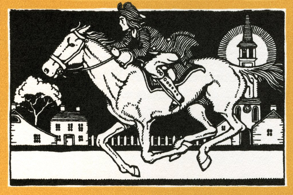 Detail of The Midnight Ride of Paul Revere by Anonymous