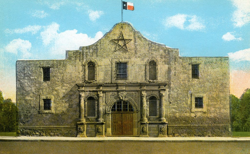 Detail of The Alamo in San Antonio by Anonymous
