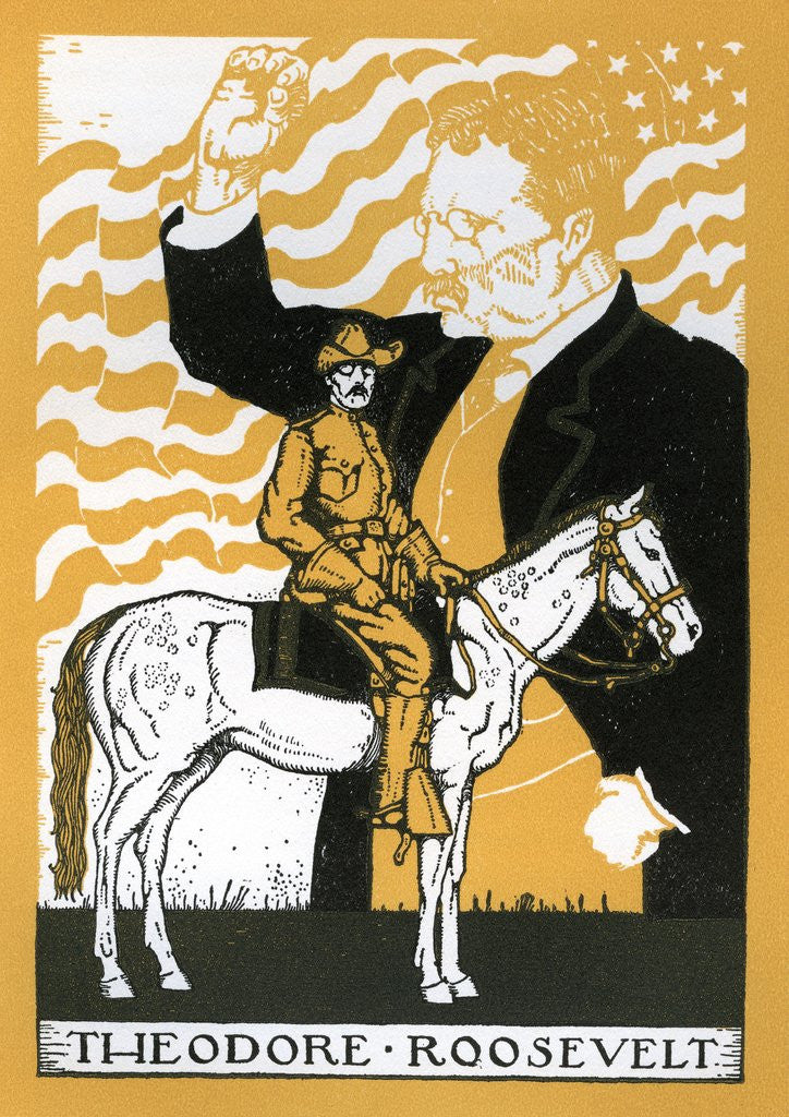 Detail of Theodore 'Teddy' Roosevelt by Anonymous