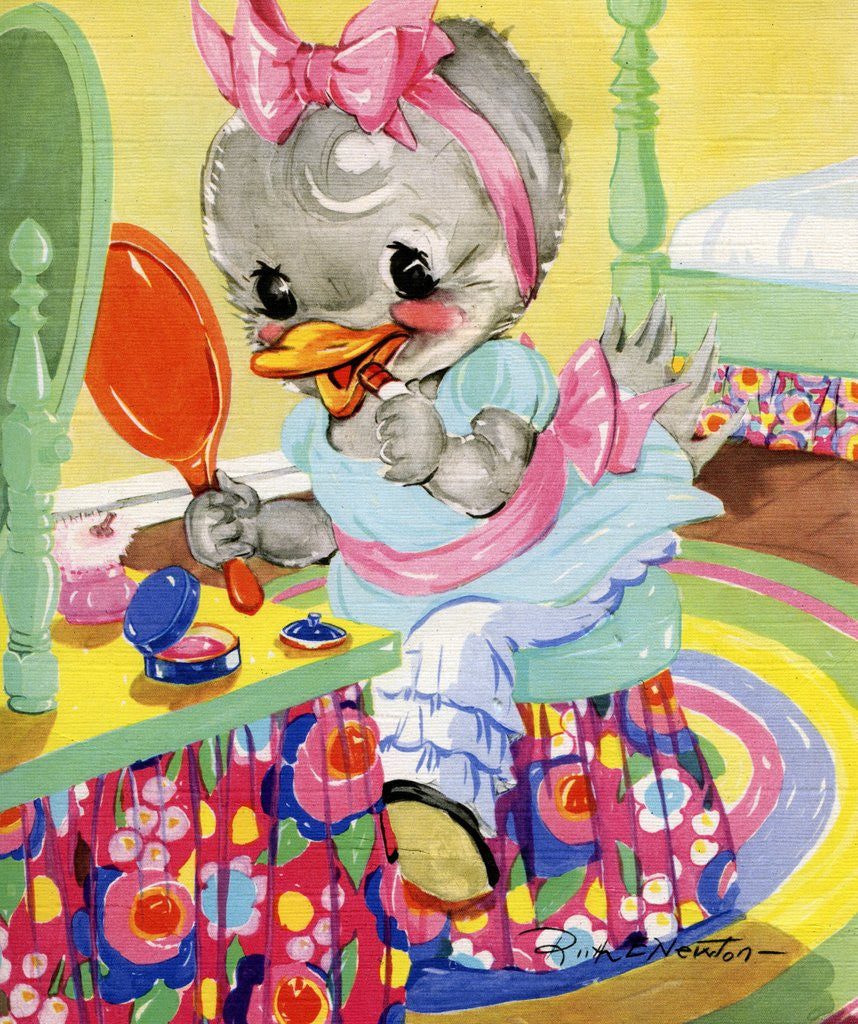Detail of Goosey Goosey Gander illustration by Anonymous