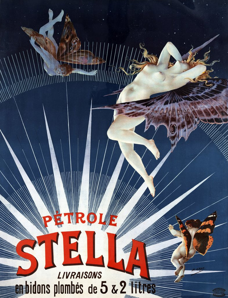 Detail of Vintage Pétrole Stella poster by Anonymous