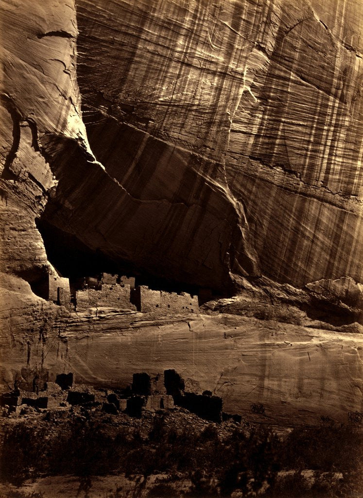 Detail of Ancient Ruins in the Canon de Chelle, N.M. by Anonymous