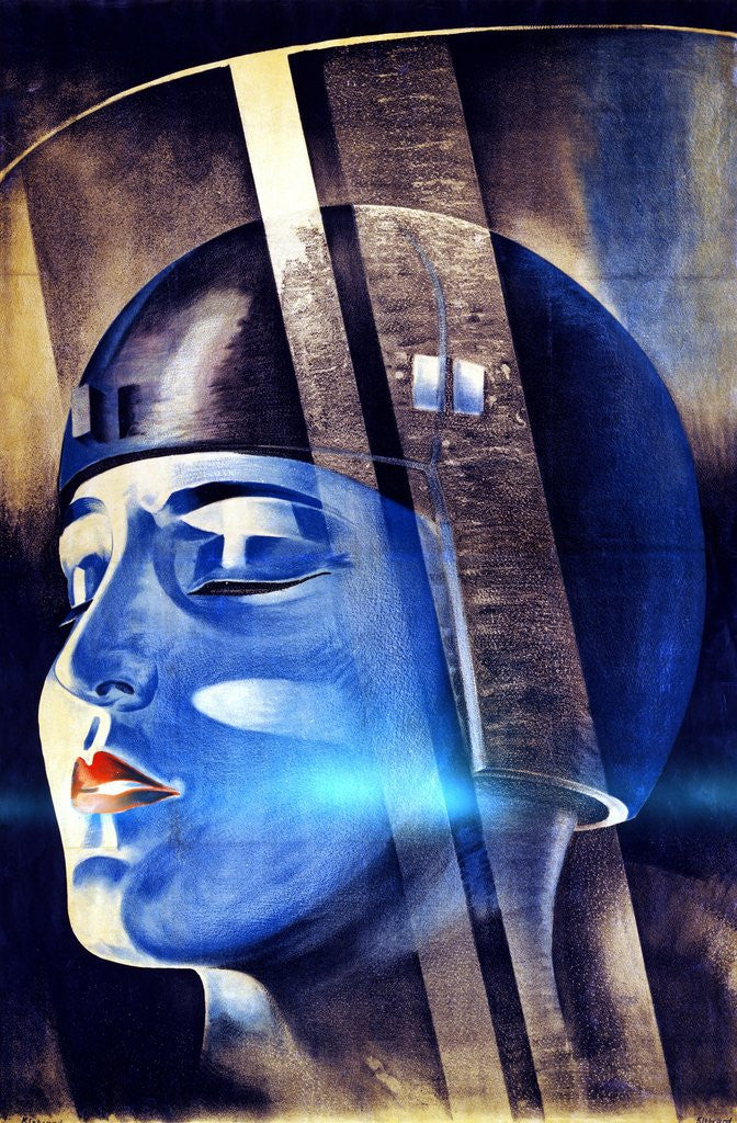 Detail of Poster for Fritz Lang's film 