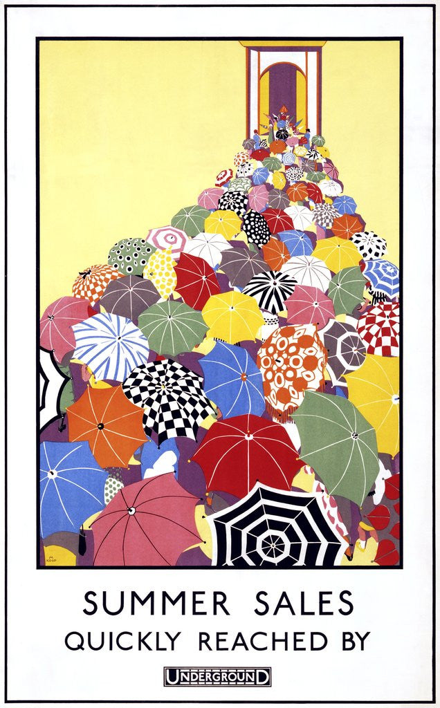 Detail of London Underground poster by Anonymous
