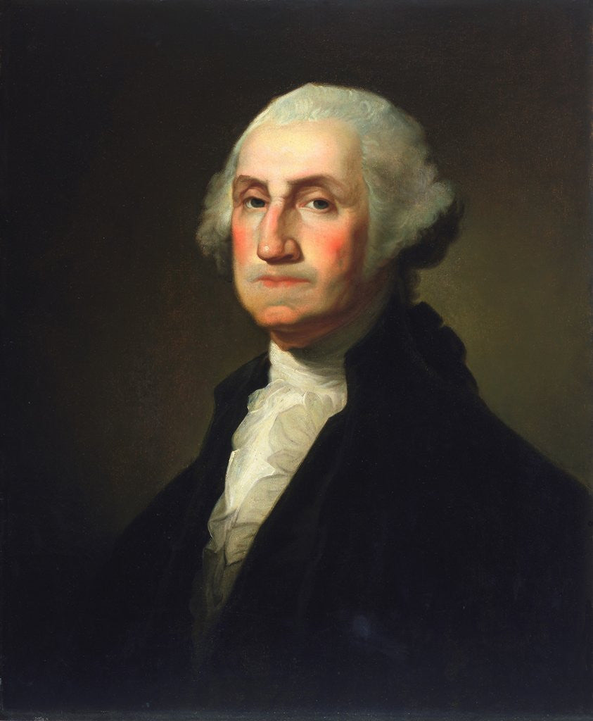 Detail of George Washington by Rembrandt Peale