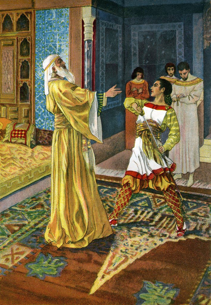 Detail of El Cid avenging the death of his father by Anonymous