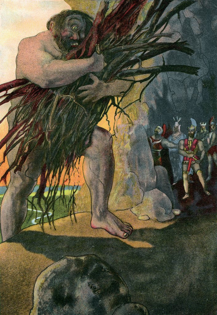 Detail of The Cyclops Polyphemus from Homer's Odyssey by Corbis