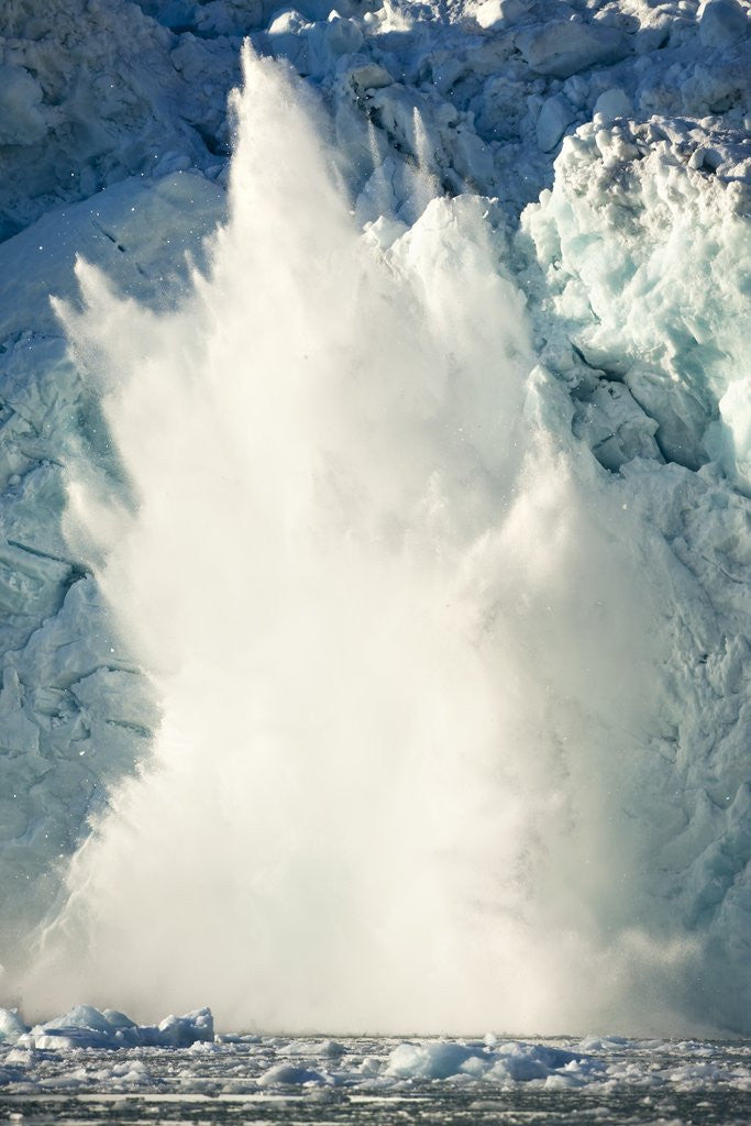 Detail of Calving Arctic Glacier, Svalbard by Anonymous