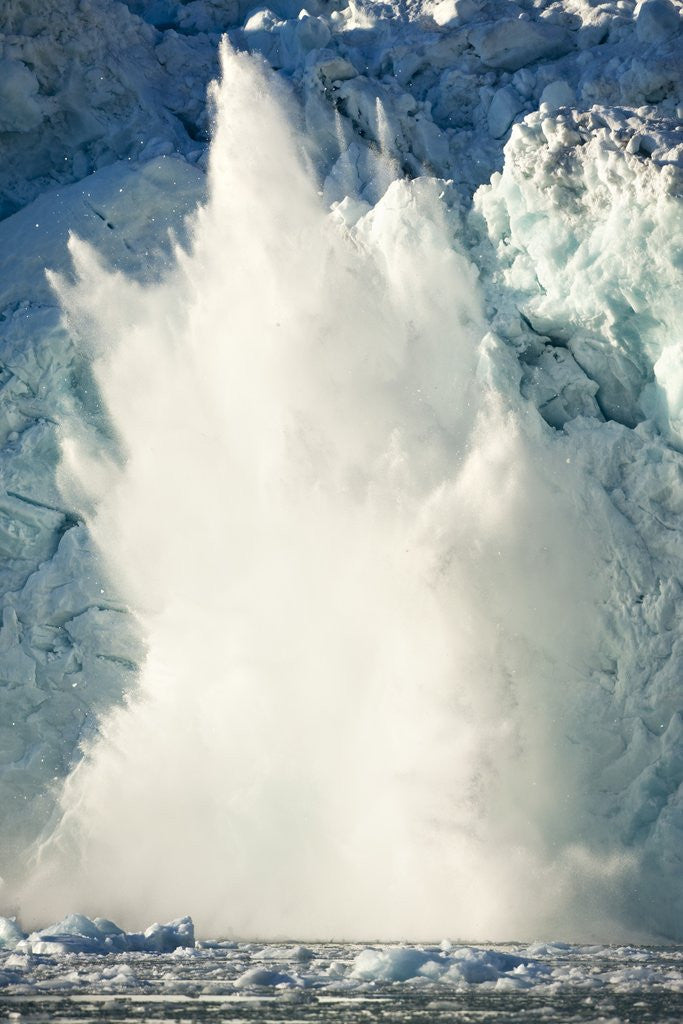 Detail of Calving Arctic Glacier, Svalbard by Corbis