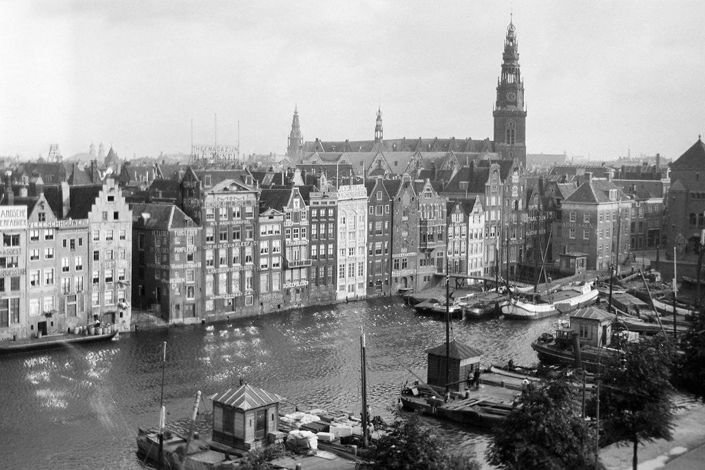 Detail of Tourist photo in The Netherlands, ca. 1910. by Anonymous