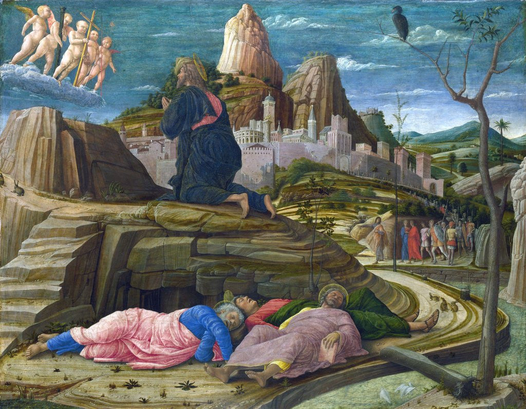 Detail of The Agony in the Garden by Andrea Mantegna