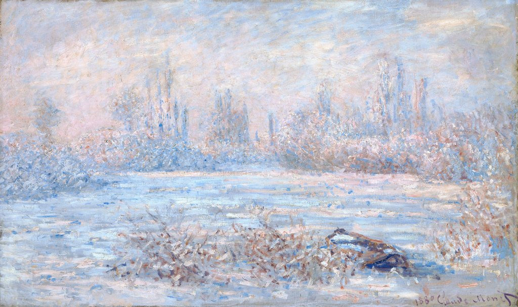 Detail of Le Givre (Frost) by Claude Monet