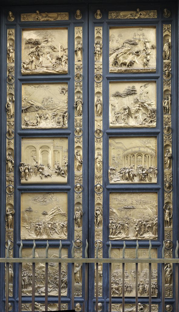 Detail of The Gates of Paradise by Lorenzo Ghiberti