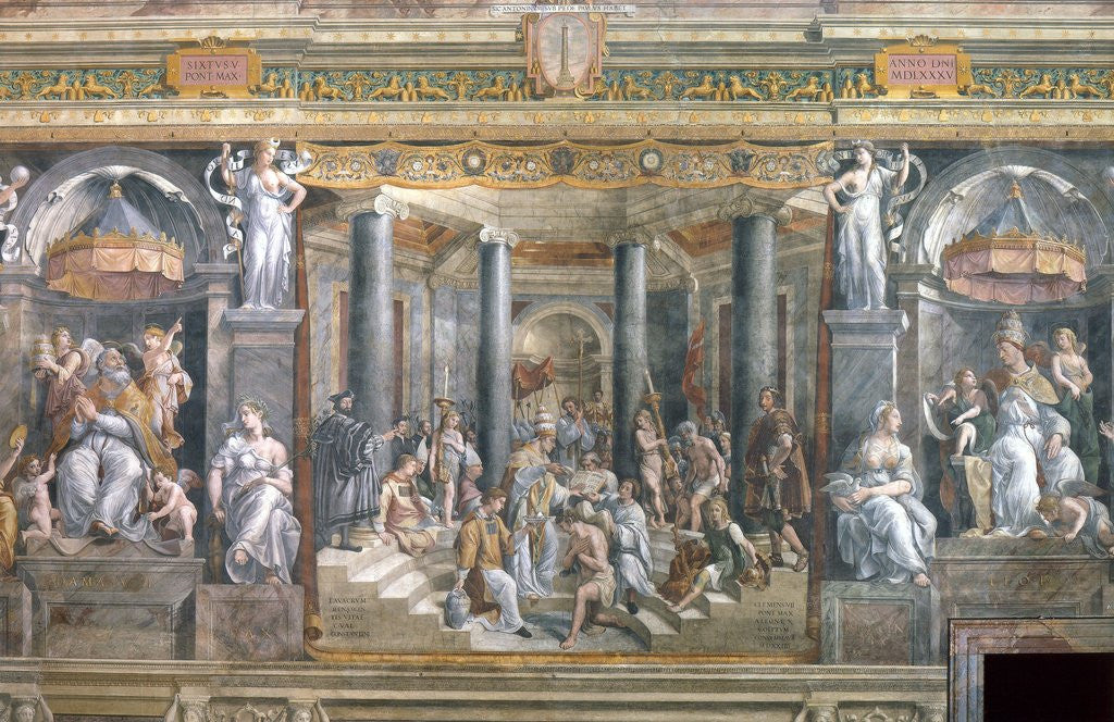 Detail of Baptism of Constantine by Raphael