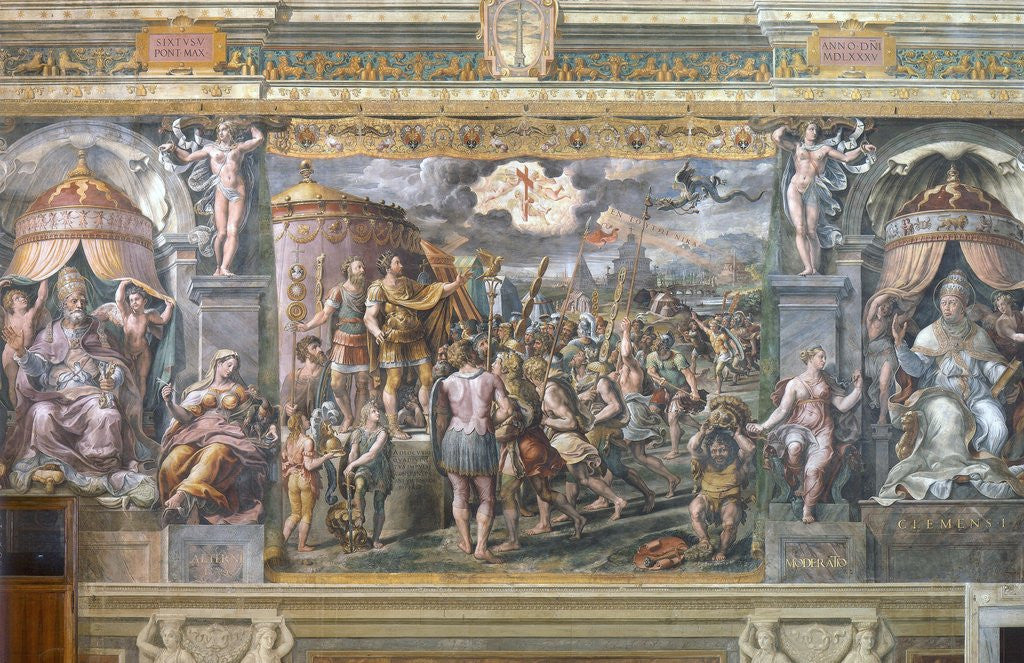 Detail of Constantine's Vision of the Cross by Raphael
