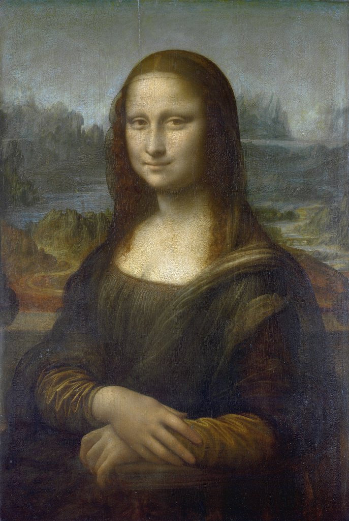 Detail of Mona Lisa by Leonardo da Vinci