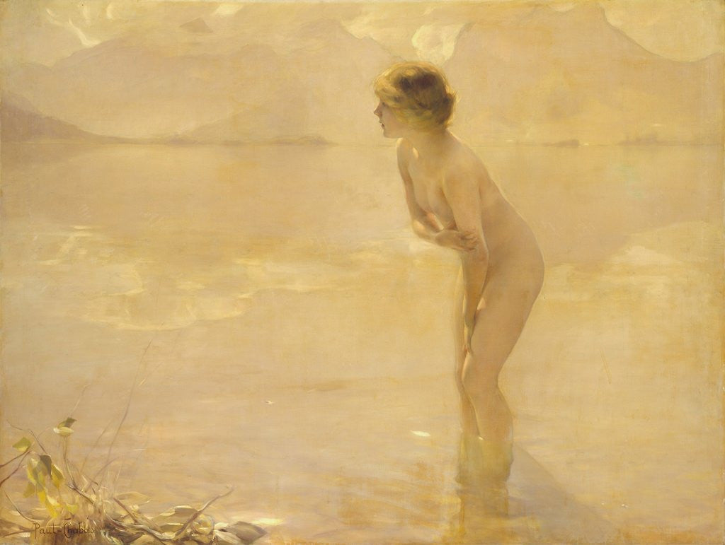 Detail of September Morn by Paul Chabas