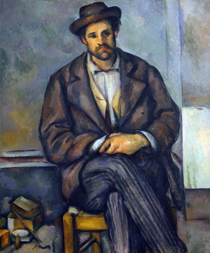 Seated Peasant by Paul Cezanne