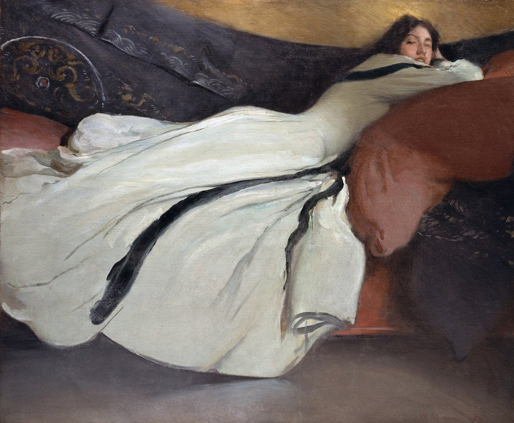Detail of Repose by John White Alexander