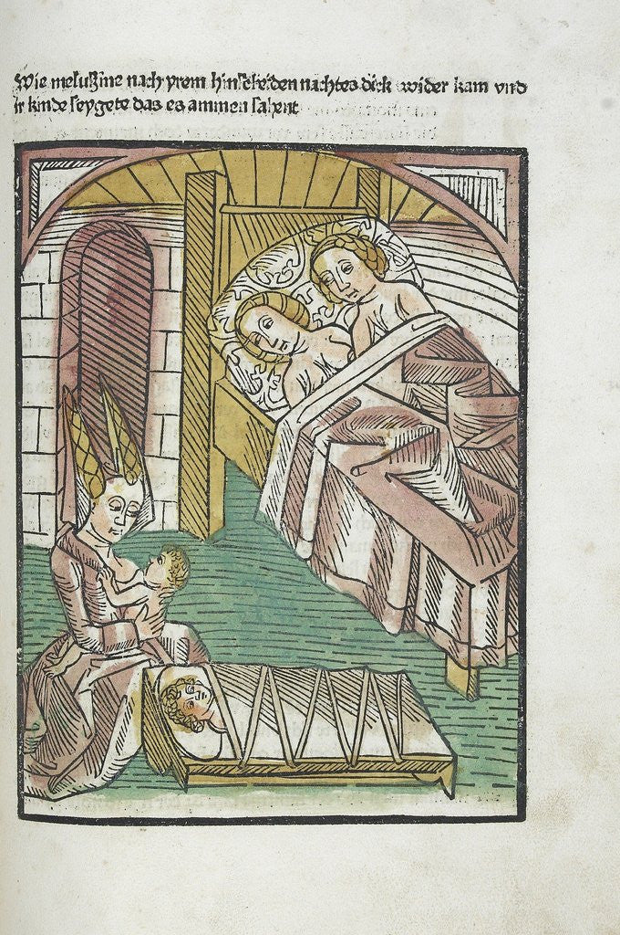 Detail of Woodcut illustration from Medieval book by Anonymous