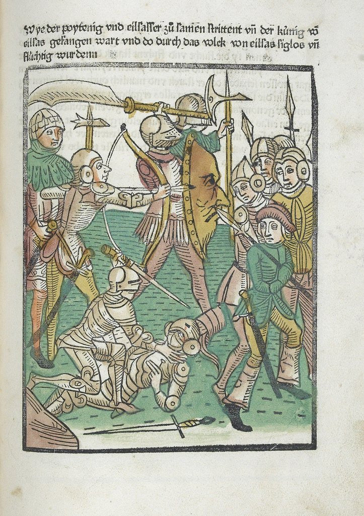 Detail of Woodcut illustration from Medieval book by Anonymous