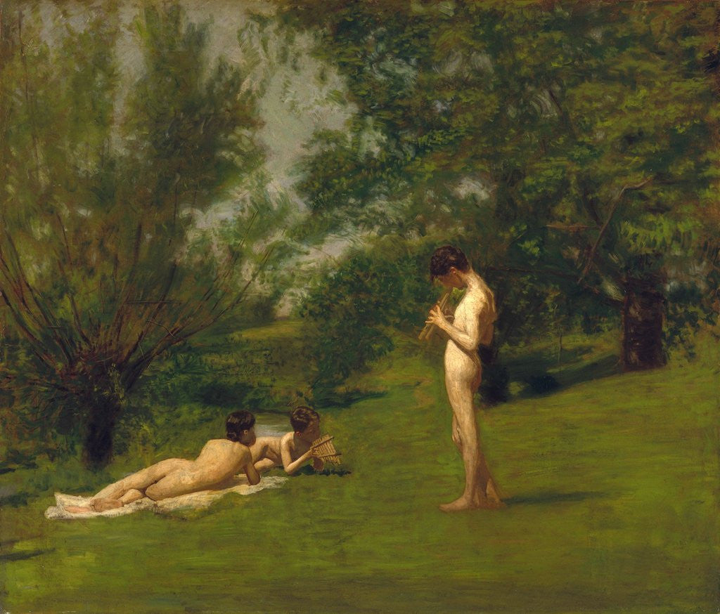 Detail of Arcadia by Thomas Eakins