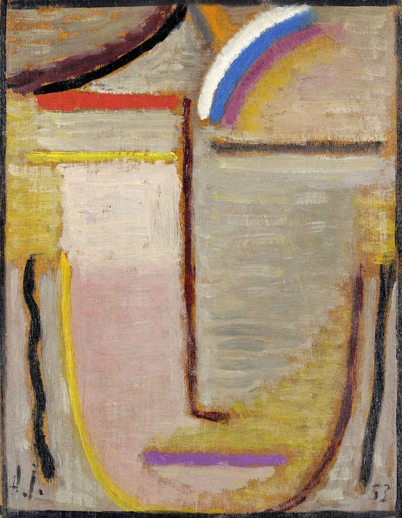 Detail of Abstract Head by Alexej Von Jawlensky