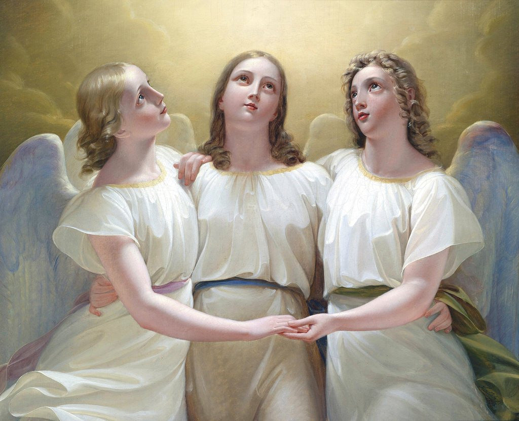 Detail of The Three Guardian Angels by Franz Kadlik