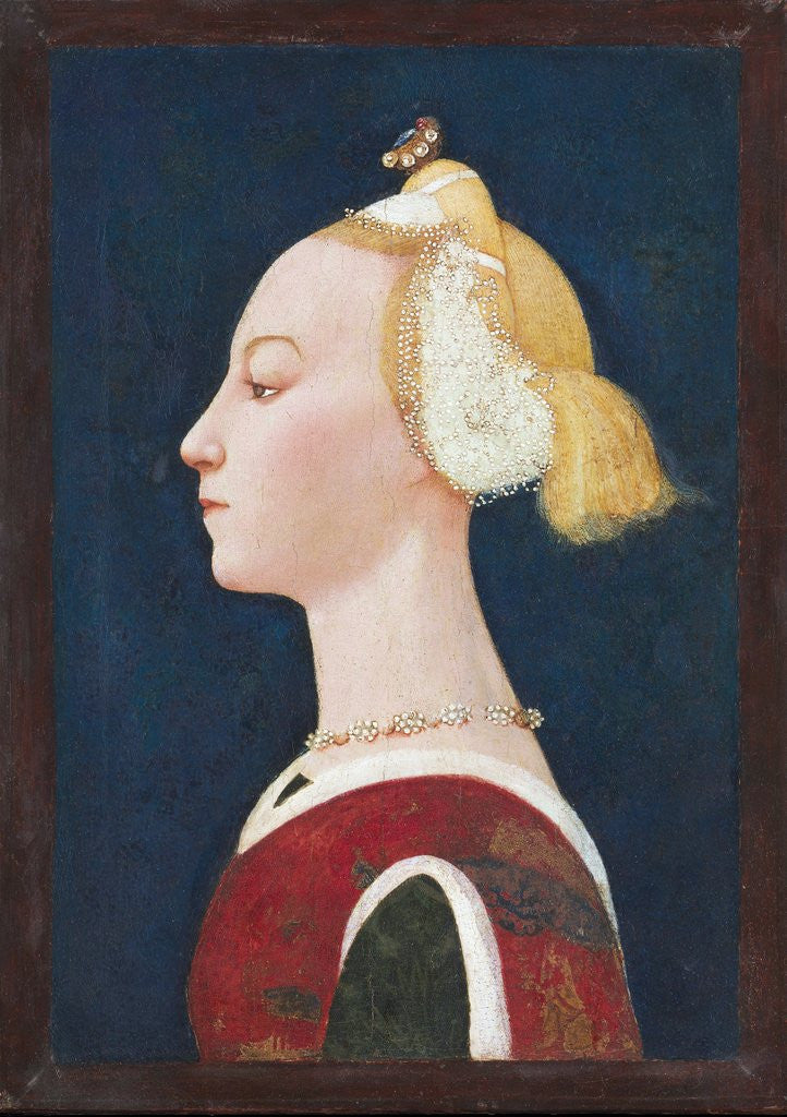 Detail of Portrait of a Woman by Master of the Castello Nativity